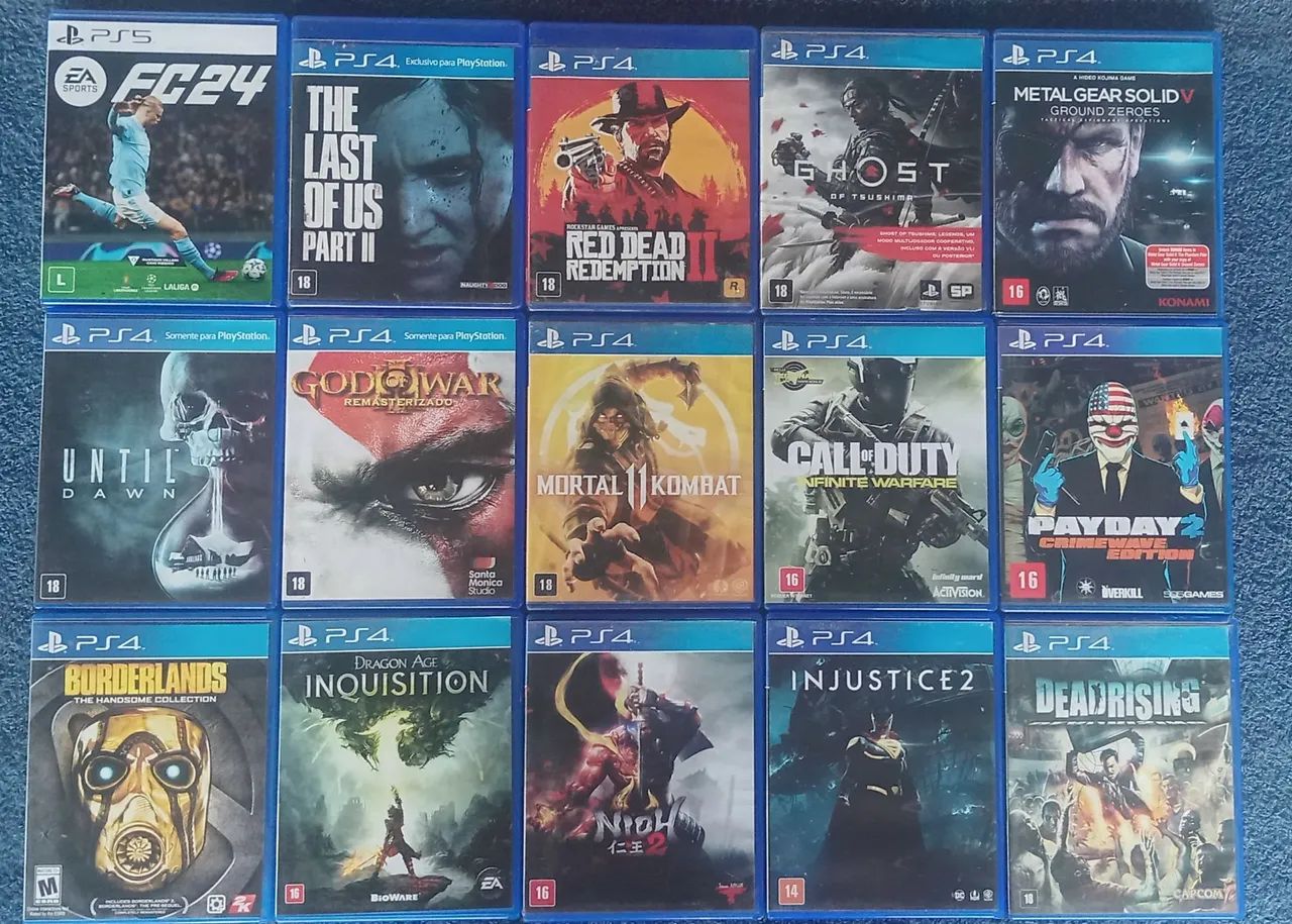 JOGOS PS4, PS5