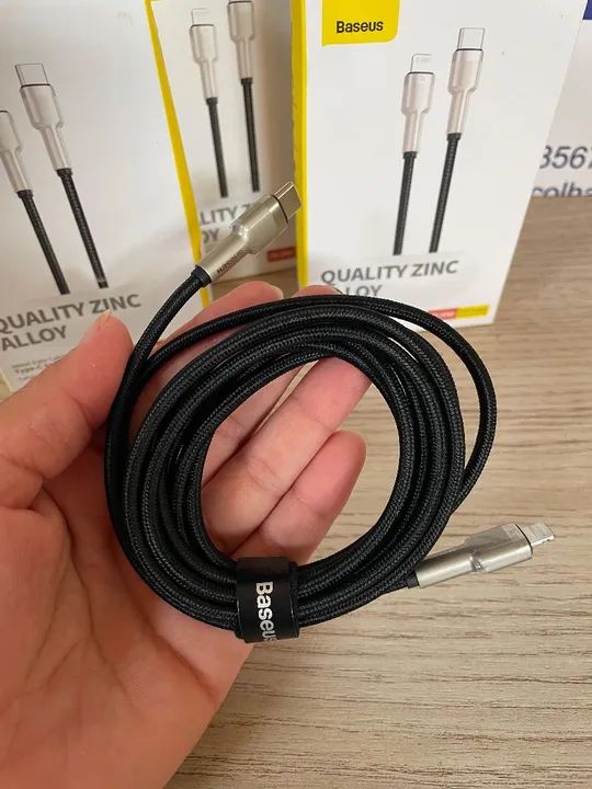 Cabo Baseus USB tipo C para iphone 20W - Foto 2