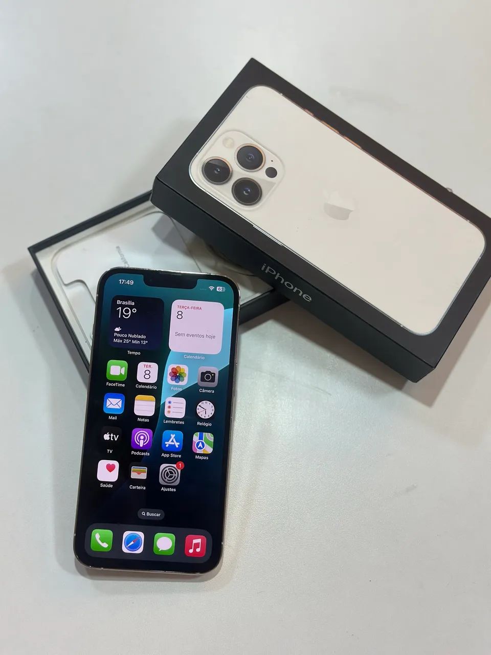 iPhone 13 Pro - 256GB - Cinza Espacial *Impecável* - Celulares e