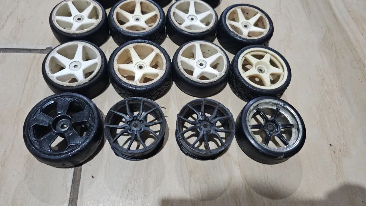 Jogo de Rodas Rc 1/10 sextavado 12mm no estado 