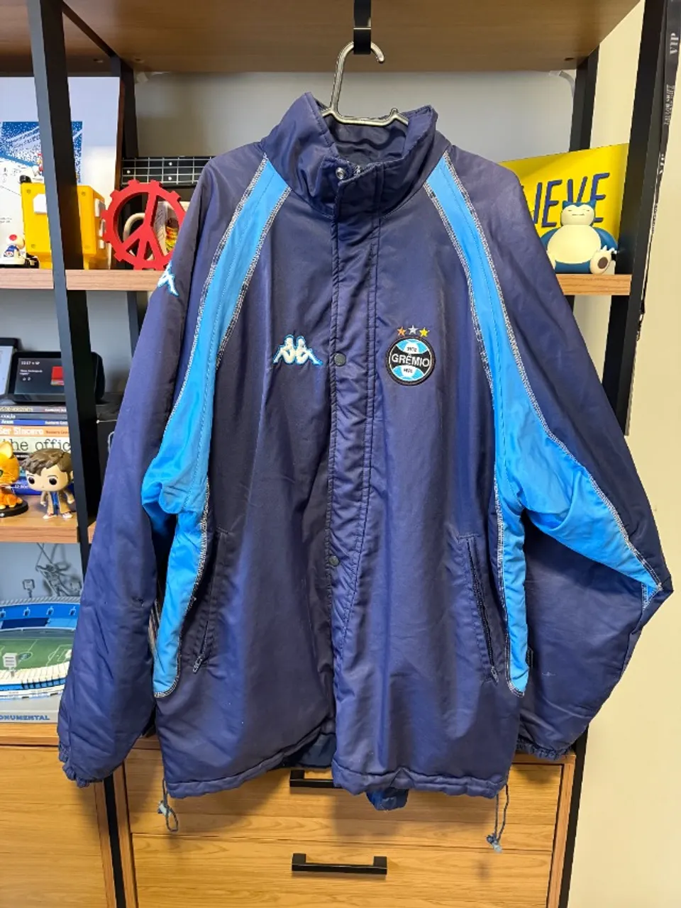 Jaqueta Parka Grêmio Modelo Viagem Kappa 2004 - Excelente estado e rara! Tamanho GG