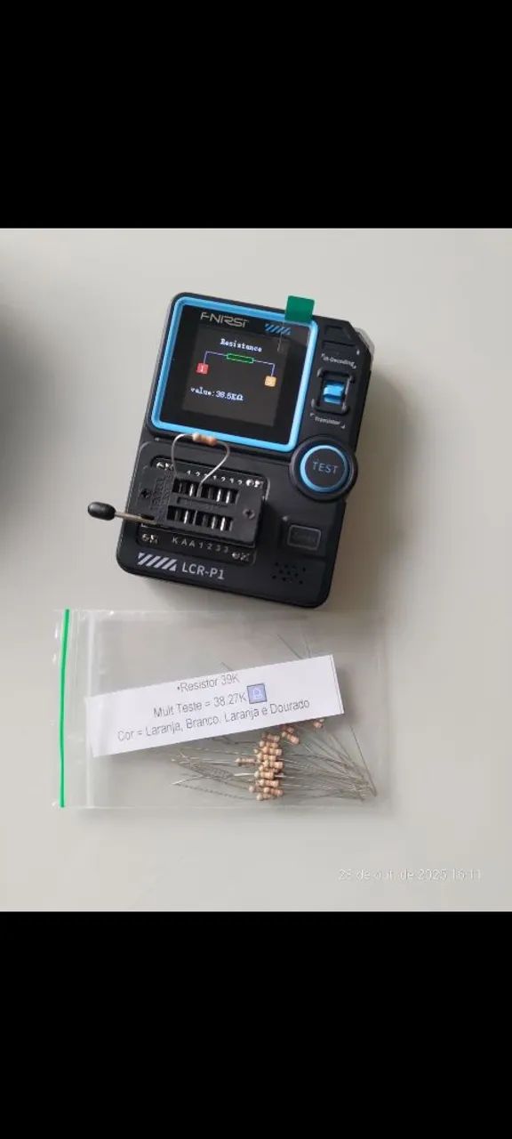 Testador de componentes FNIRSI LCR-P1 Produto Novo  - Foto 3