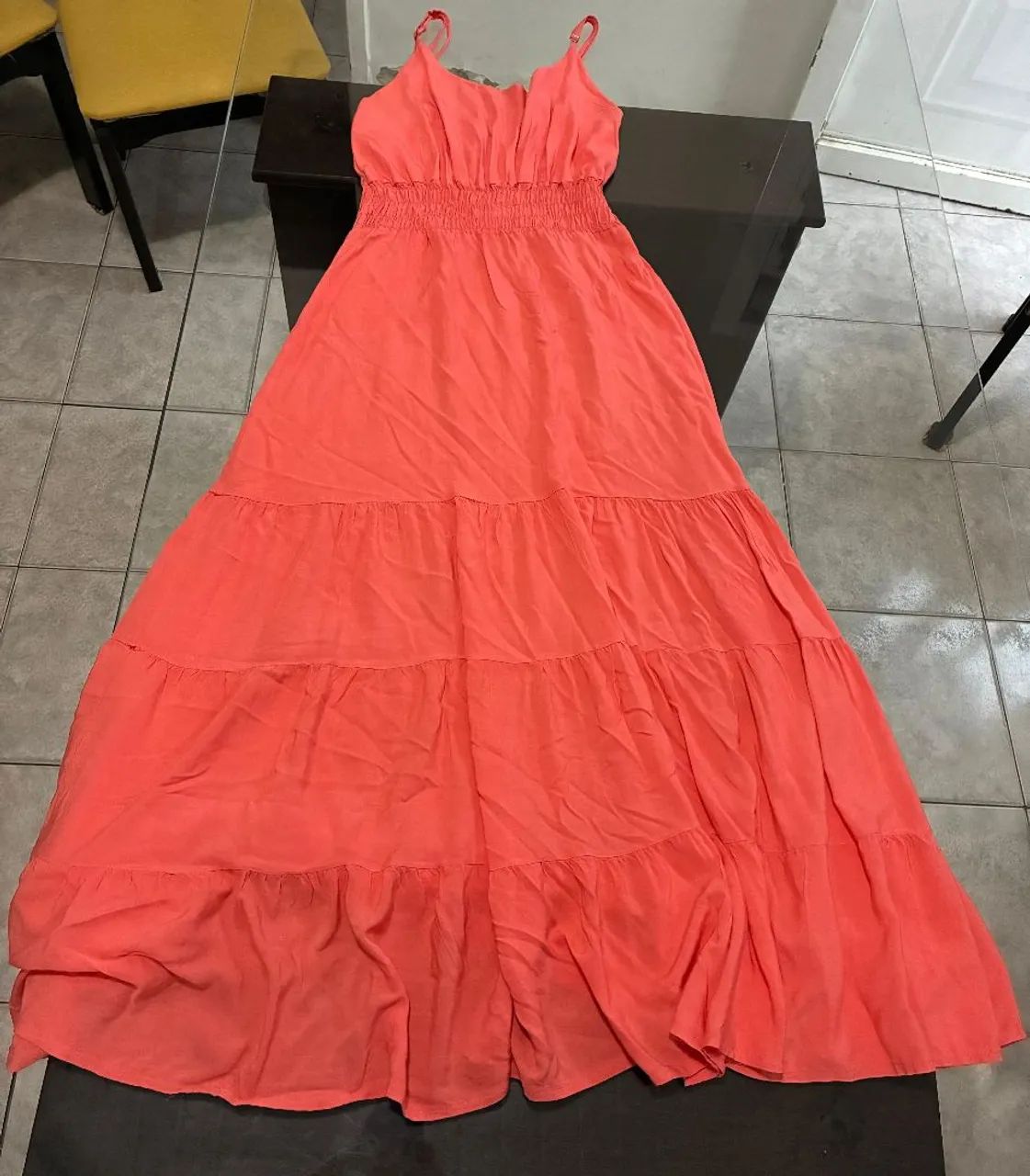 Vestido longo coral - Foto 3