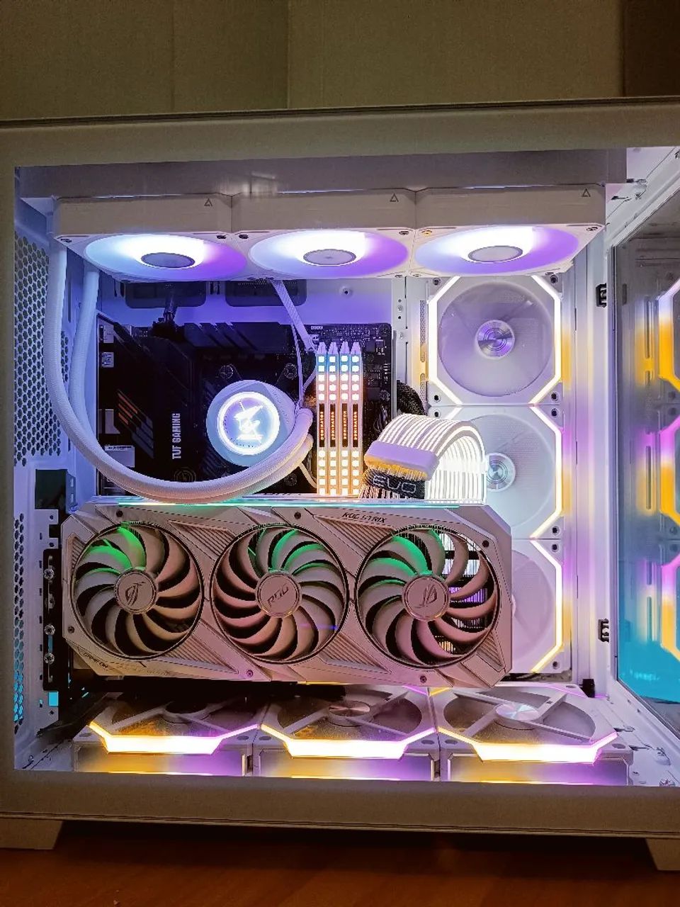 Placa de Vídeo RTX 3080 ROG STRIX WHITE ( LEIA A DESCRIÇÃO 