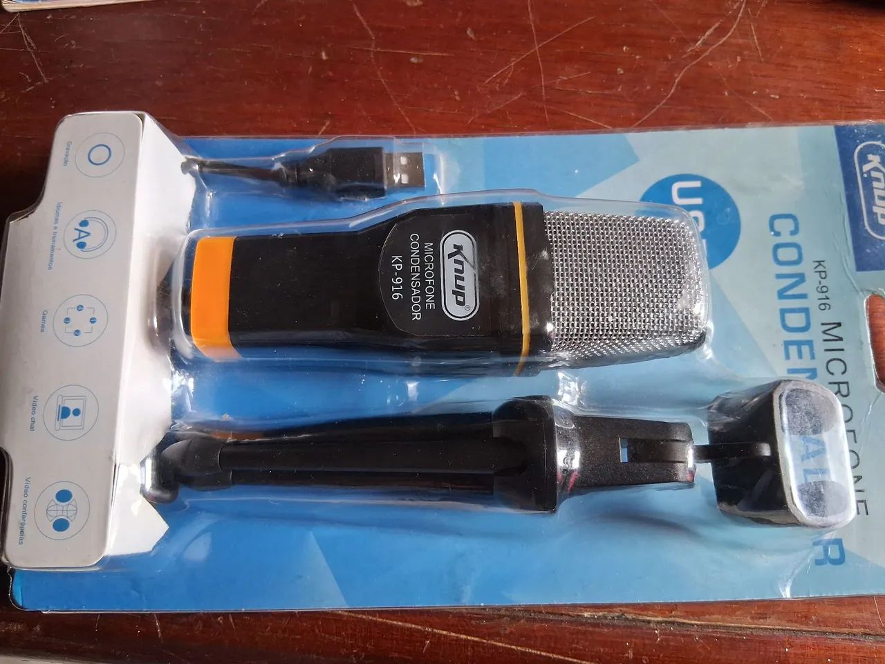 Microfone condensador KP-916  Knup - Foto 2