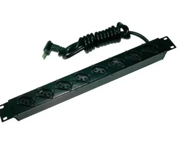 Régua 8 tomadas 20A c/ 2,5m para Rack 19" Telecom - Foto 2