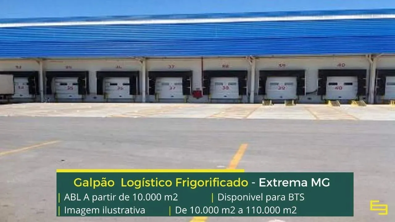 Aluguel de galpão Frigorificado em Extrema MG