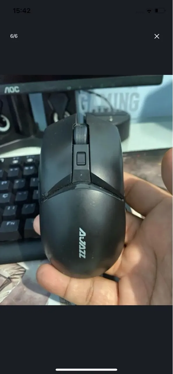 Mouse Gamer AJAZZ - Design Ergonômico e Desempenho Superior