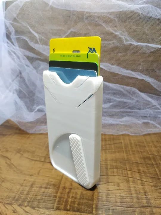 Porta cartões articulado 