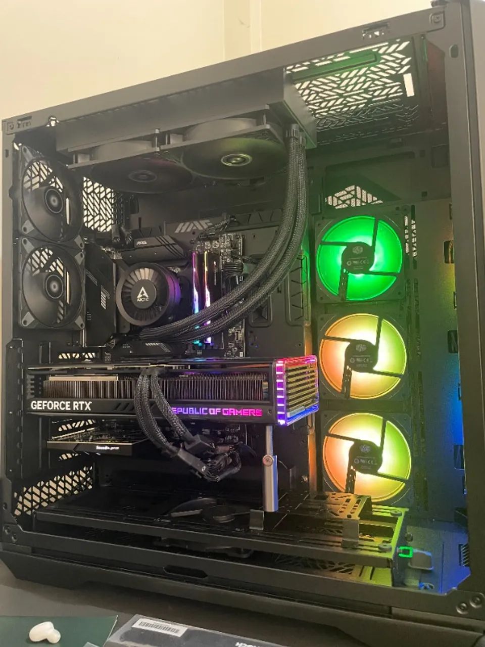 Kit Processador Intel i7 13700K Placa mãe MSI B760 Memória DDR5 com Water ooler - Foto 2