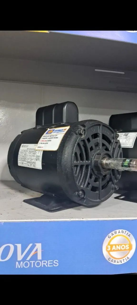 MOTOR ELÉTRICO 1CV MON 127/220V 1700RPM IP21 HÉRCULES - Foto 2