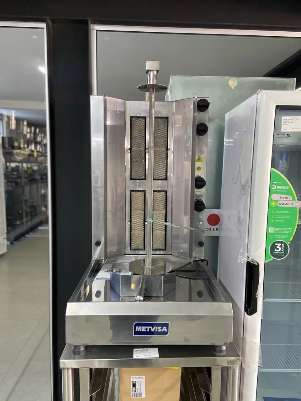 ASSADOR CHURRASCO GREGO ELÉTRICO 4 QUEIMADORES - METVISA