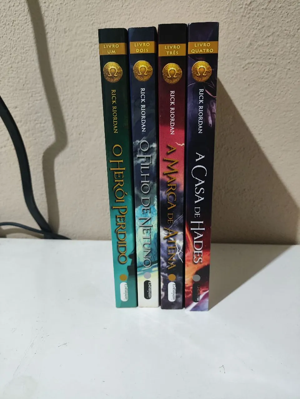 Série Percy Jackson - Os Heróis do Olimpo (4 livros) em formato menor