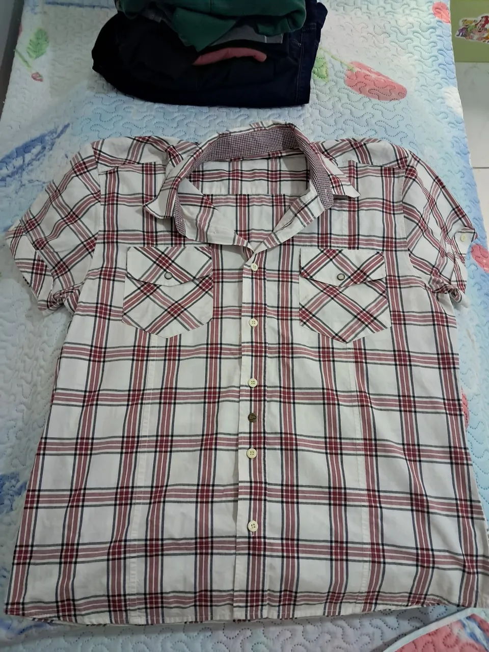 Camisa Xadrez Manga Curta - Estilo e Conforto!