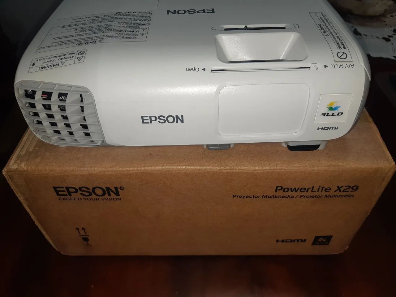 Projetor Epson X29 usado 1vez