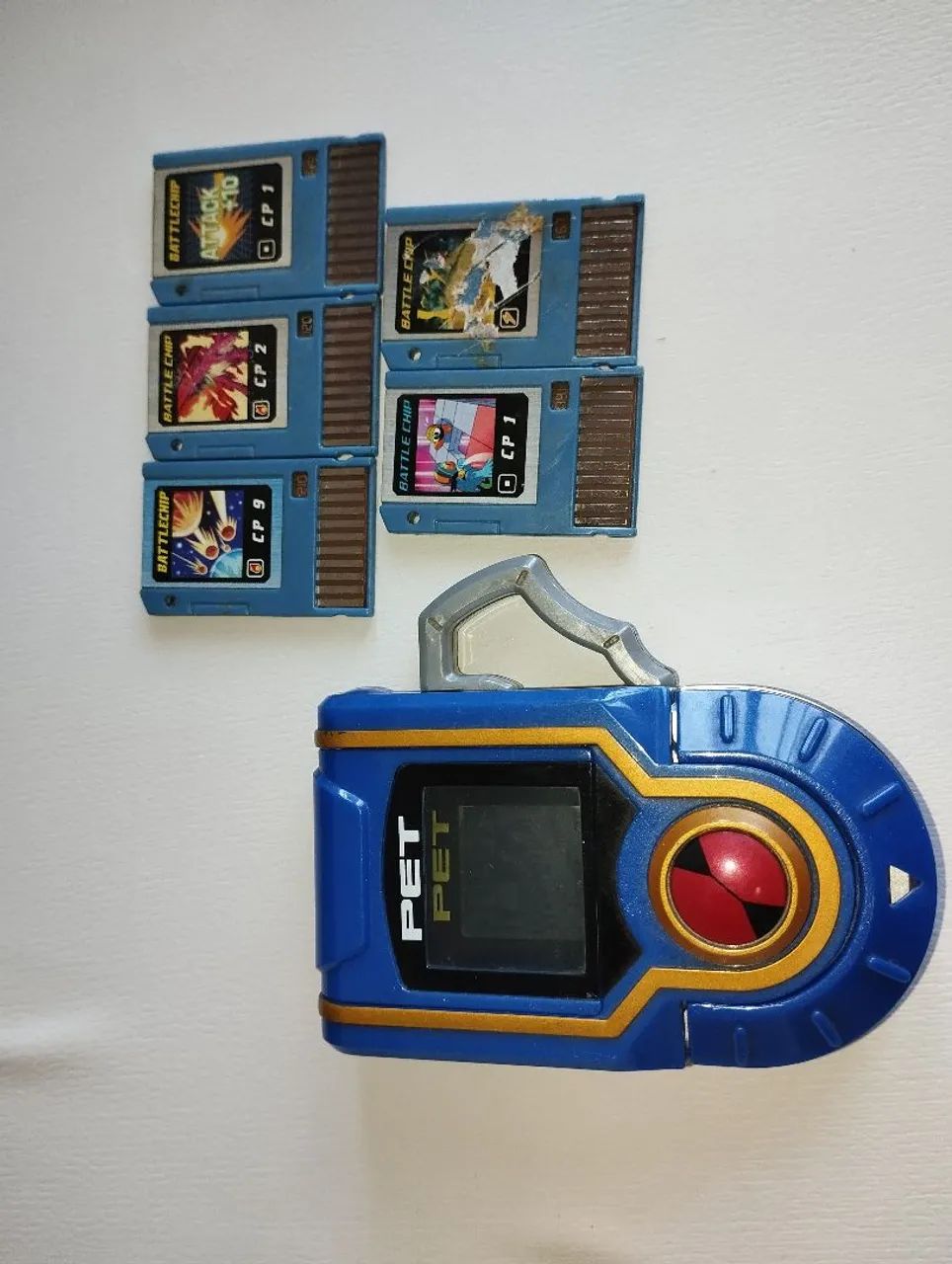 Megaman Advanced PET + 5 battlechips 