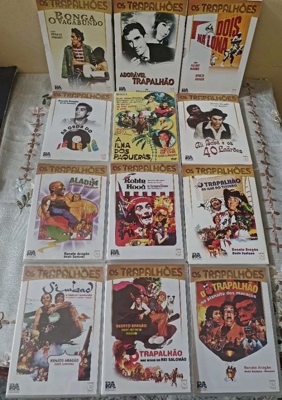 Coleção completa de DVDs dos Filmes dos Trapalhões Originais 42 volumes - Foto 2