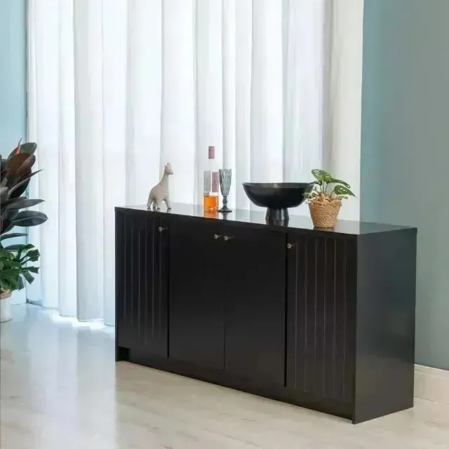 Na promoção o Buffet para Sala Lia Cimol 4 Portas - Material: 100% MDF
