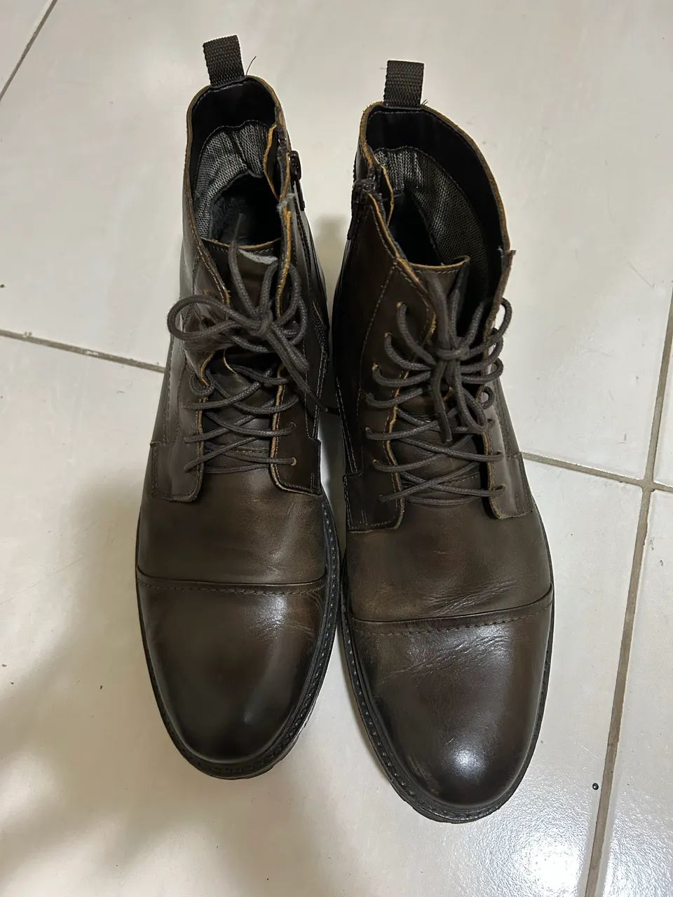 Bota couro legítimo democrata - Foto 4