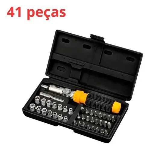 Conjunto de ferramenta com catraca, ajustável profissional. - Foto 2