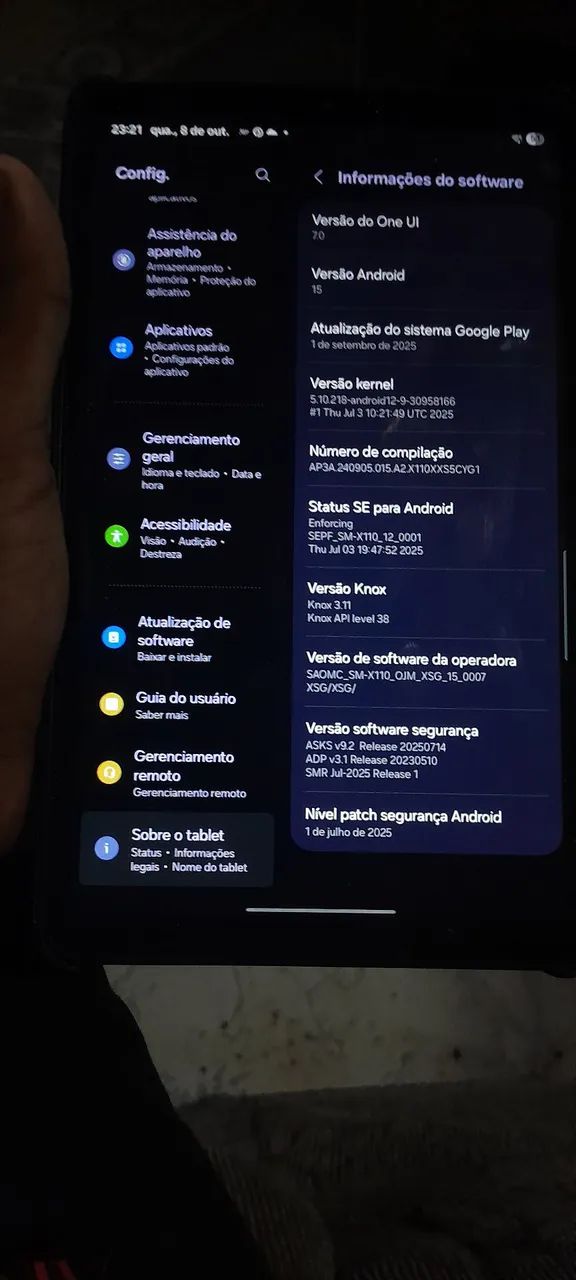Samsung galaxy tabA9 