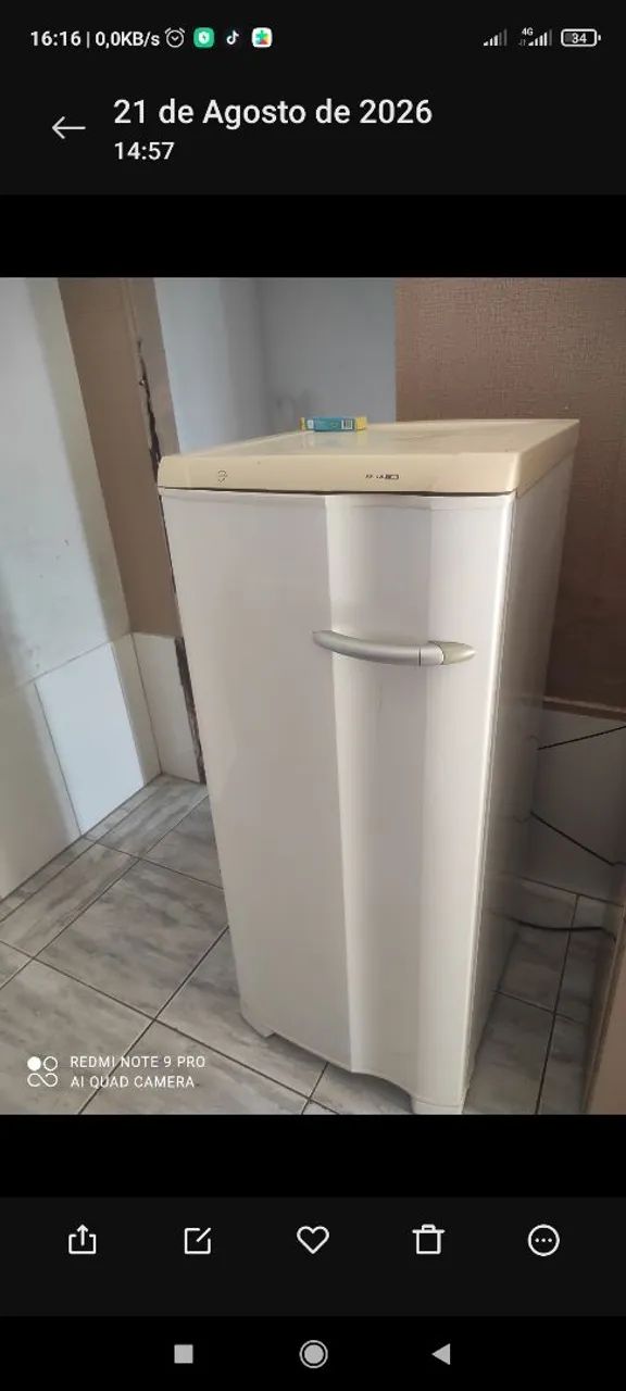 Vendo freezer Eletrolux funcionando perfeitamente retirar ou entregar a combinar  - Foto 2