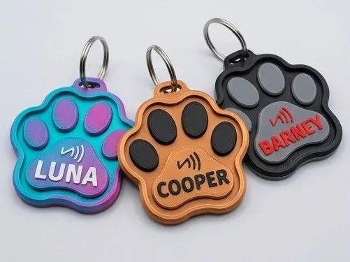 Tag NFC para pets impressa em 3D. - Foto 4