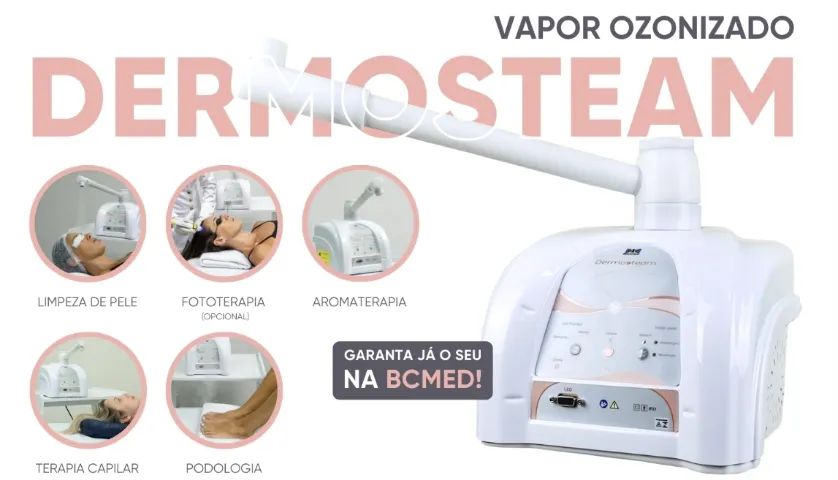 Aparelho Dermosteam - Aparelho de Vapor de Ozonio - IBRAMED- Pouco Uso !
