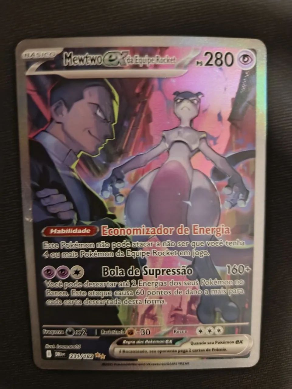 Mewtwo ex da Equipe Rocket (231/182) - NM - Foto 2
