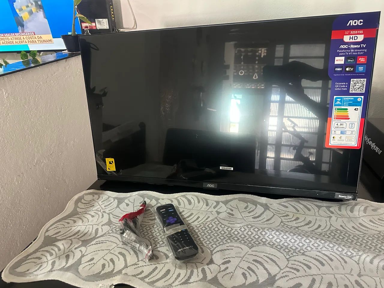  Smart TV nova  32" HD   - Foto 4