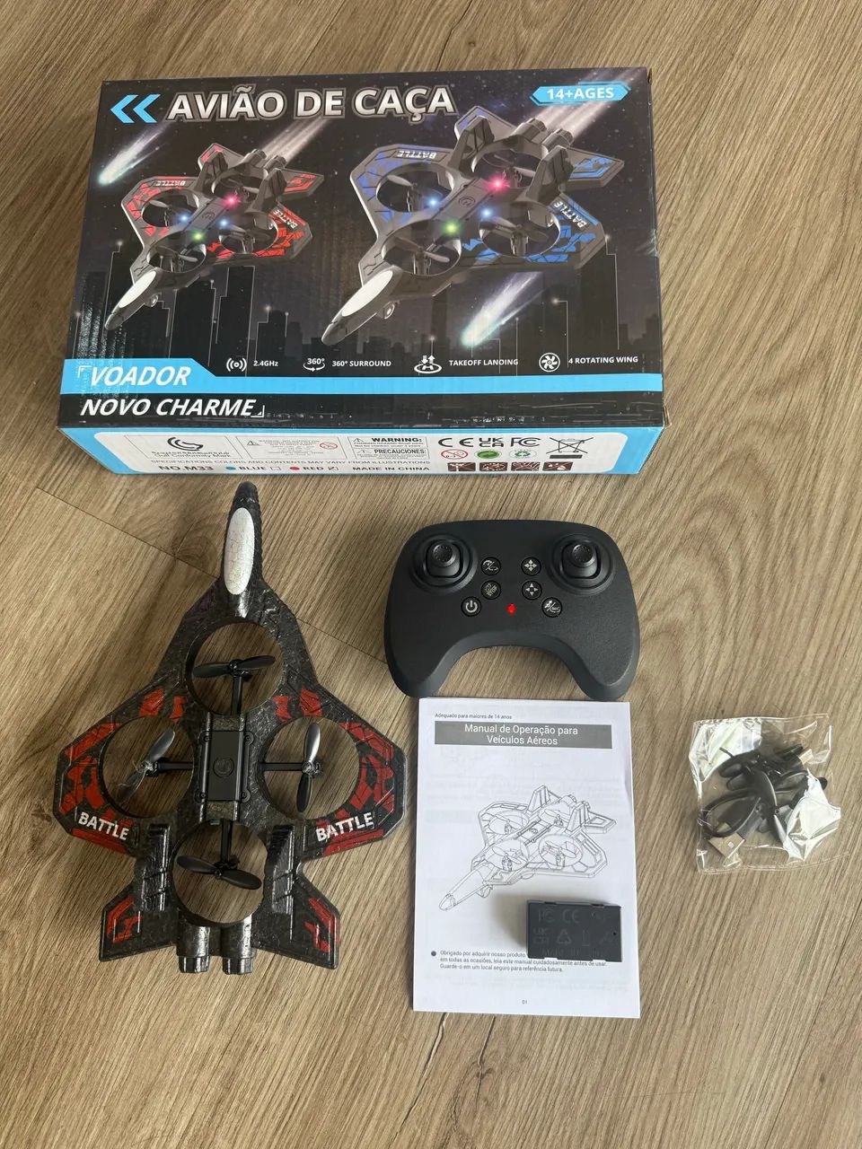 Avião de ação drone 