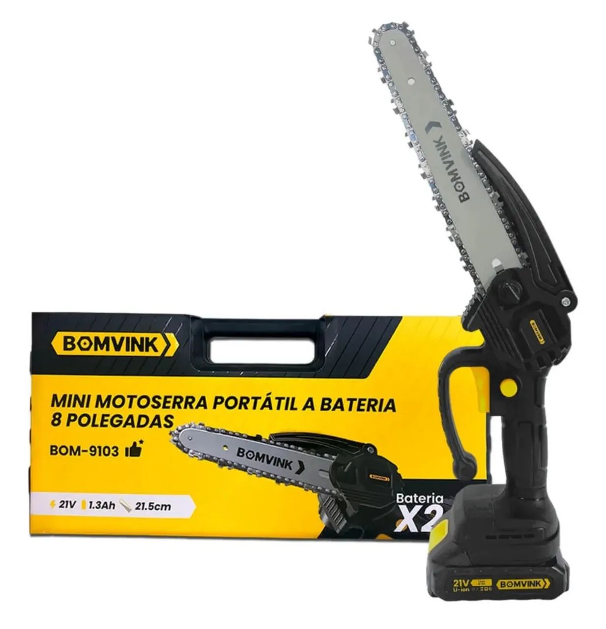 Motosserra Elétrica Portátil 8 Polegadas Bivolt Profissional