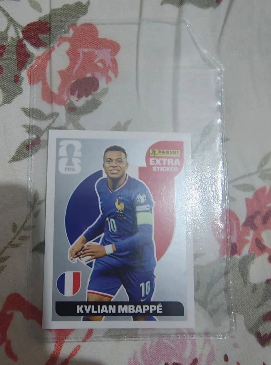 3 Figurinhas extras da copa 2026, Hakimi de ouro, Messi roxa e Mbappe prata - Foto 2