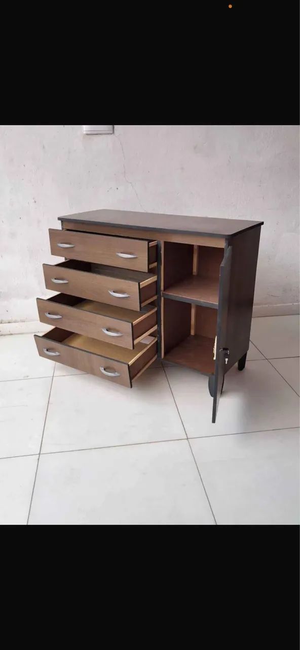 Cômoda 4 gavetas, com sapateira  - Foto 5