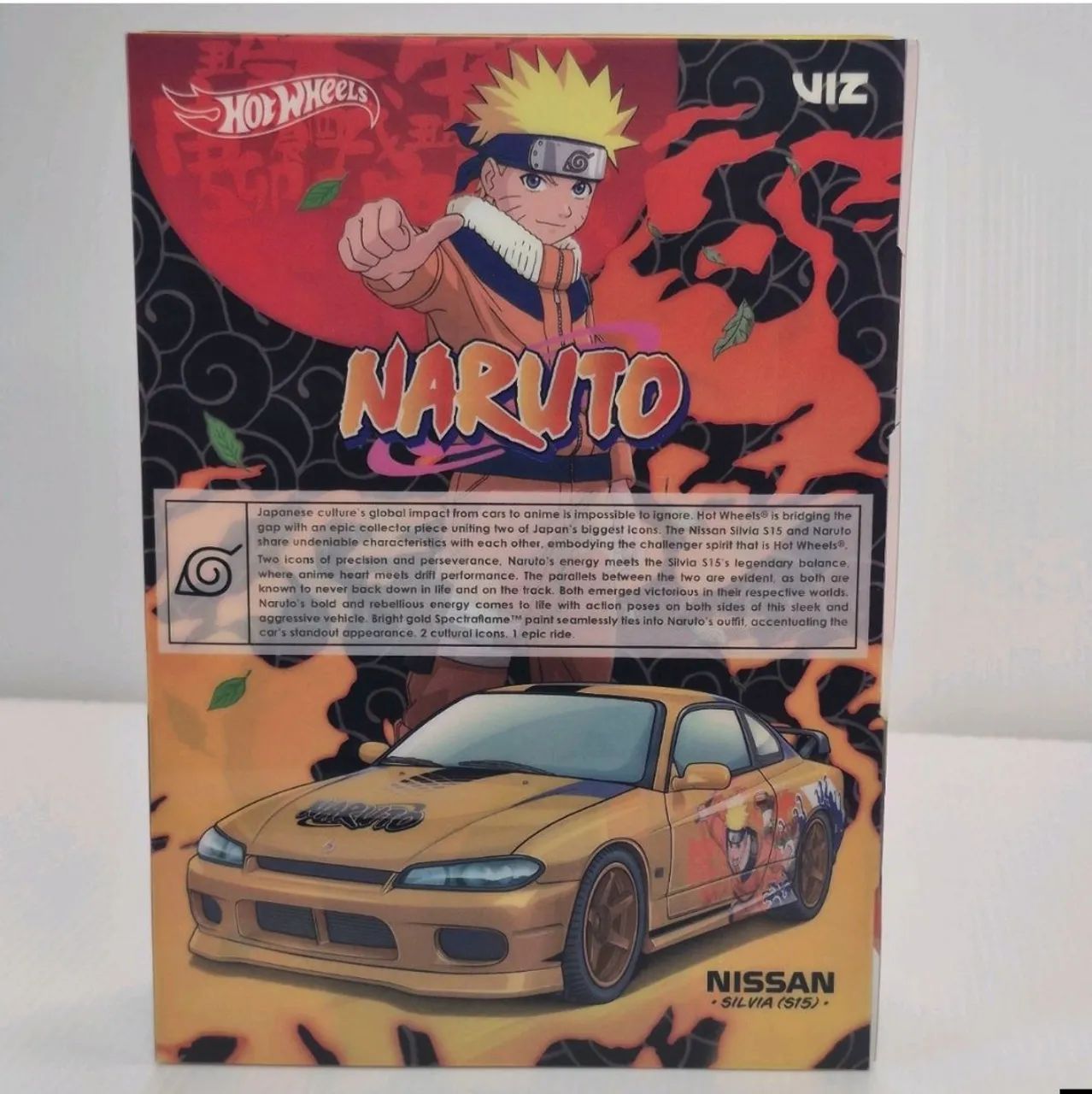 Hot Wheels Colecionadores Série Anime Naruto Nissan Silvia (S15