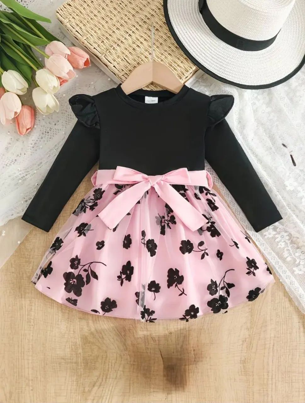 Vestido infantil 9 a  12 meses 