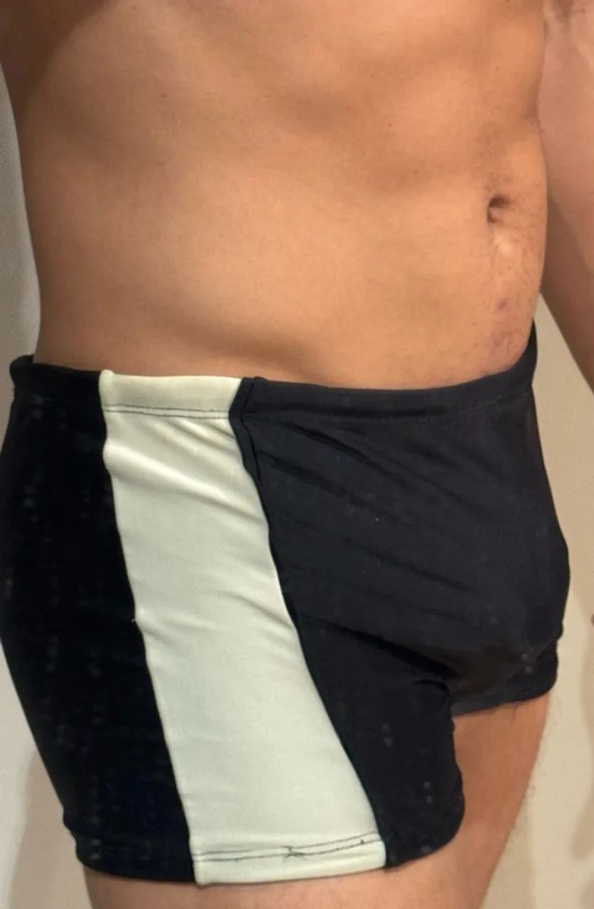 Sunga preta/branca