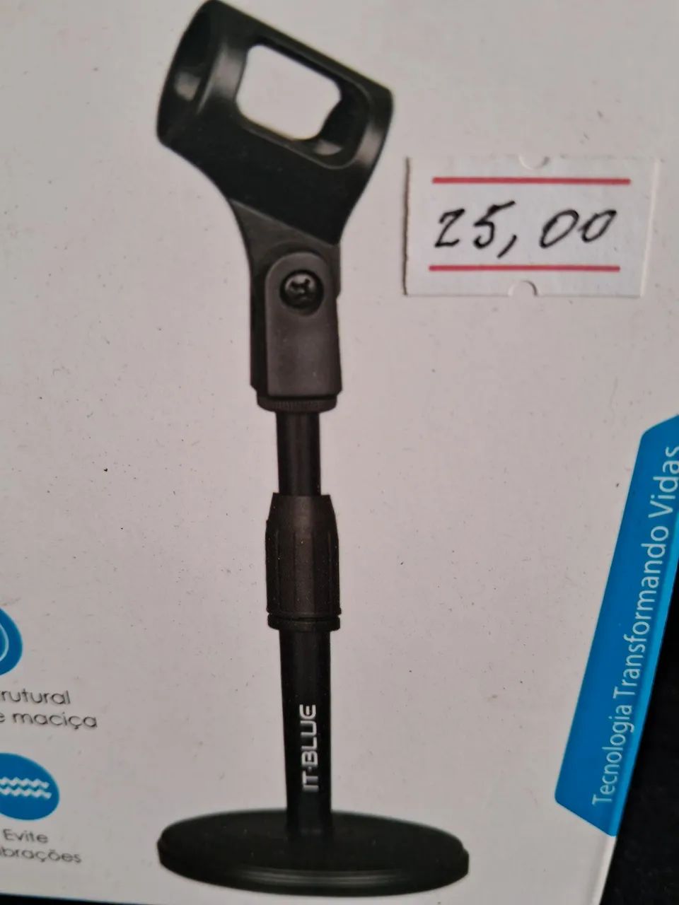 Suporte de Mesa para Microfone LE-3602 It-Blue  - Foto 2