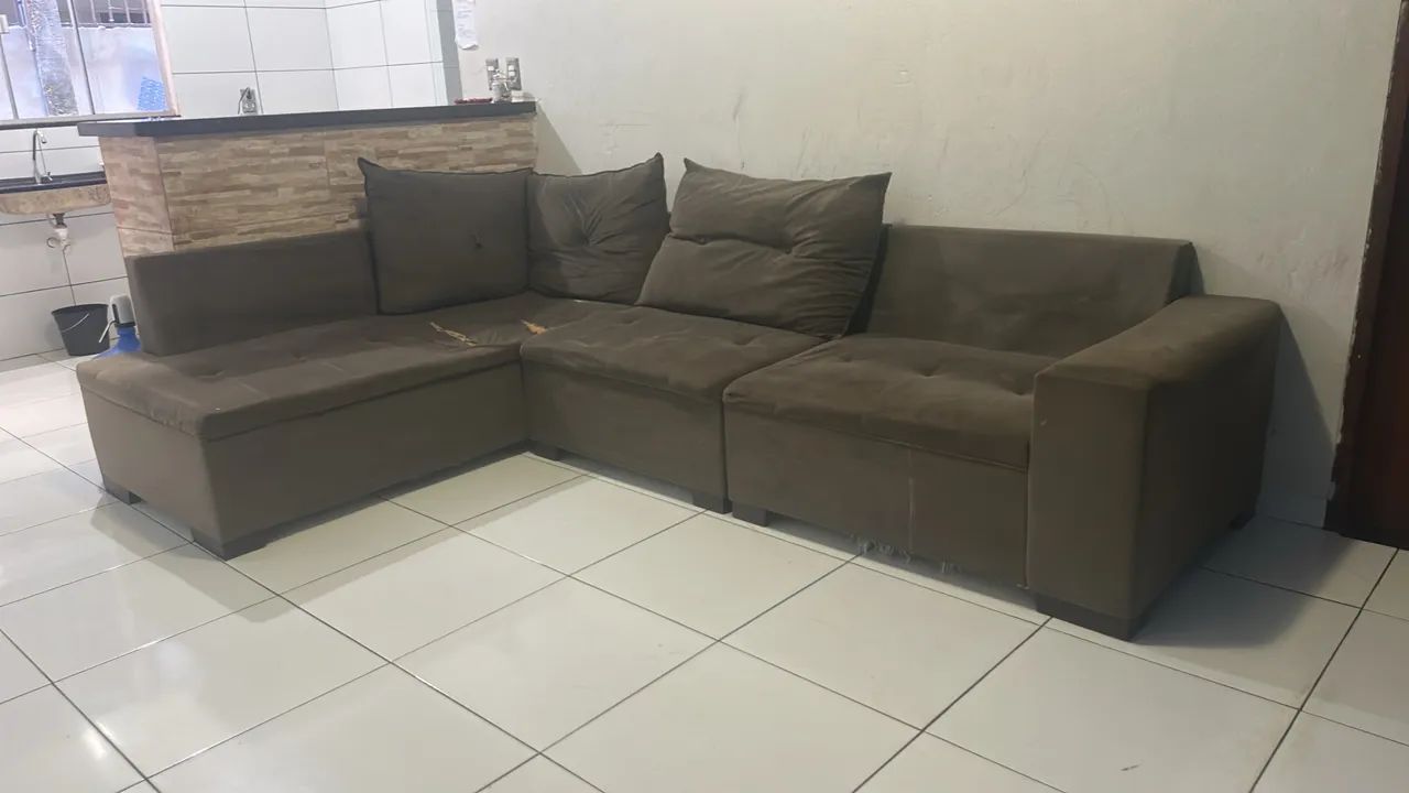 Sofá 6 lugares - usado