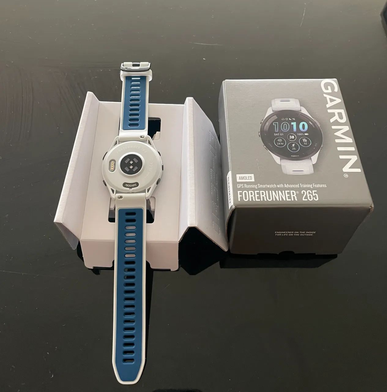 Relógio Garmin 265 amoled branco  - Foto 4