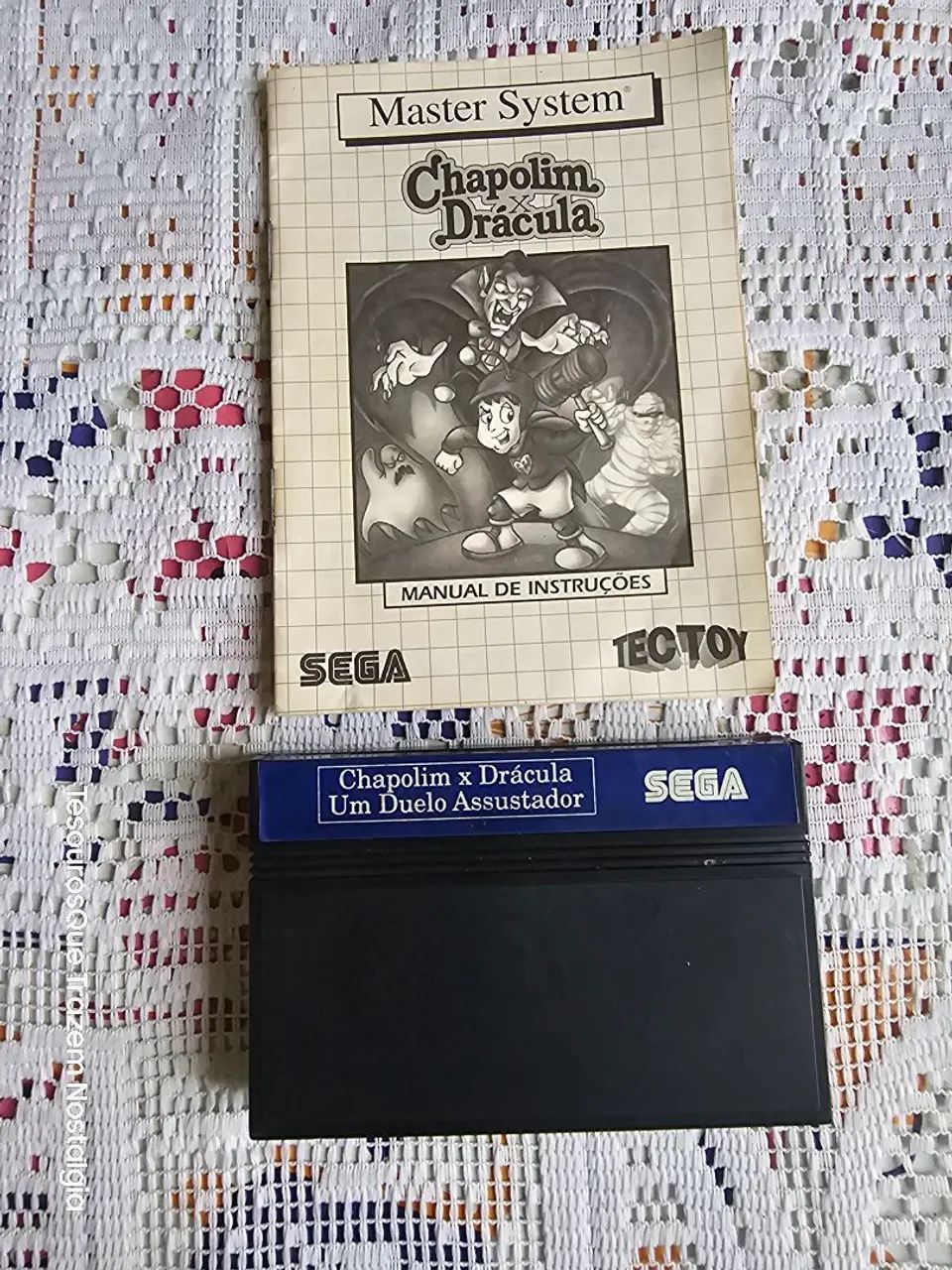Fita Chapolim x Dracula - Um duelo Assustador Master System Tec