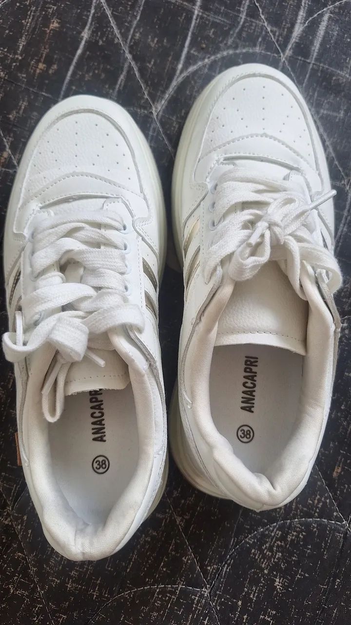 Tênis branco Ana Capri - Foto 5