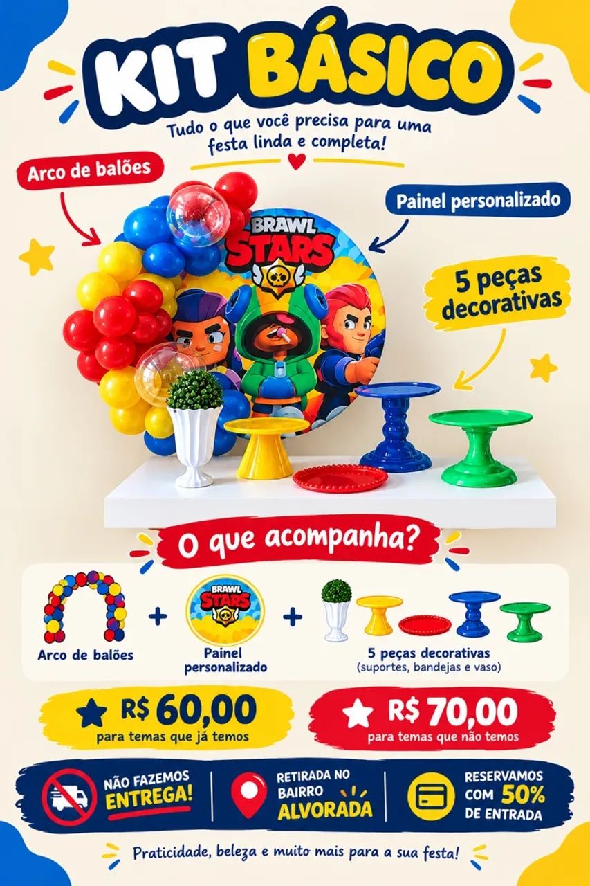 Mini Festas - Pegue e Monte