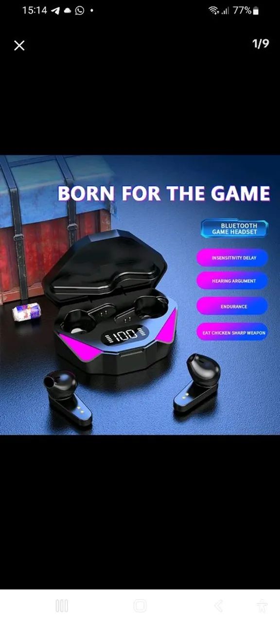Fone Bluetooth gamer tws - Foto 4