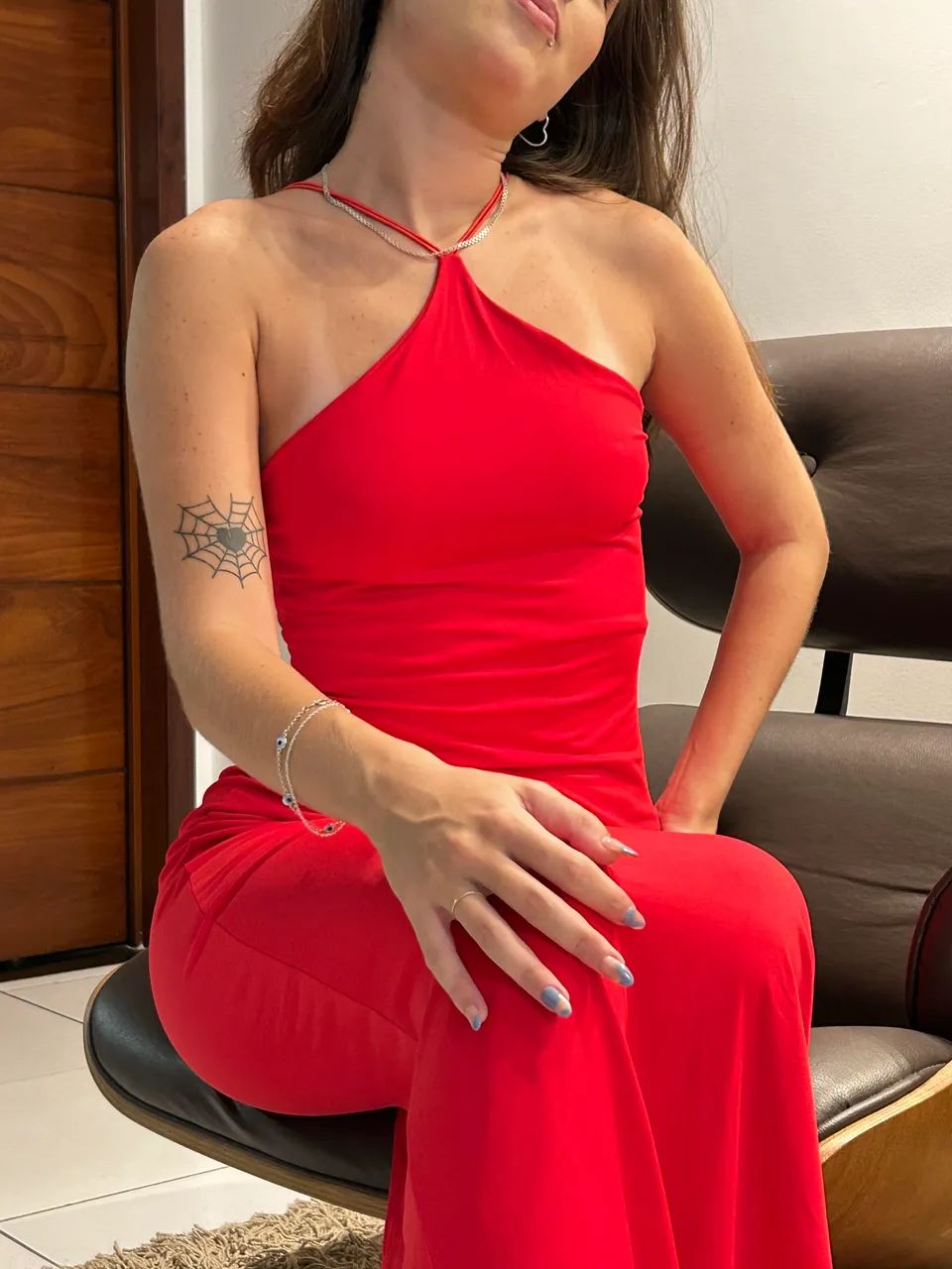 Vestido longo preto elegante - Foto 2