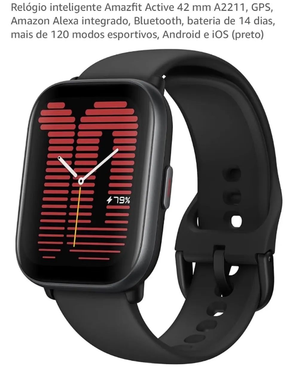 Relógio Smartwatch Amazfit active 