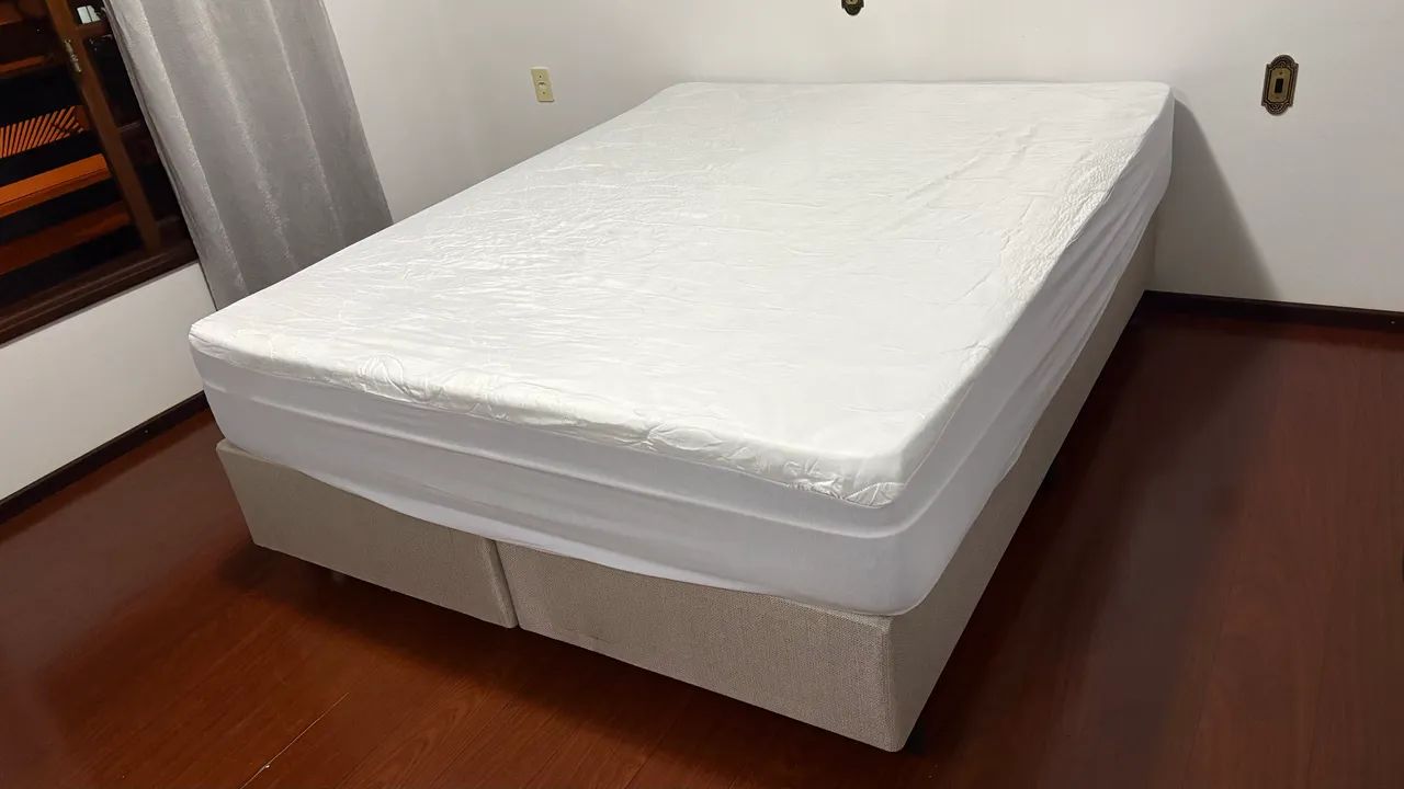 CAMA QUEEN + COLCHÃO - Foto 4