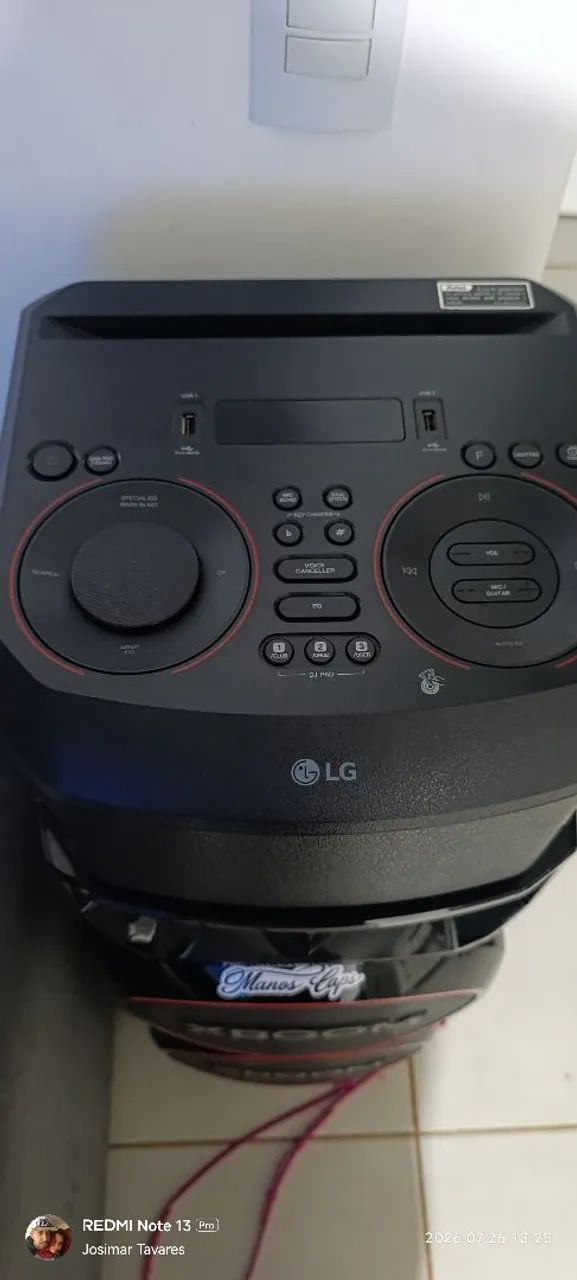 Caixa de som LG 