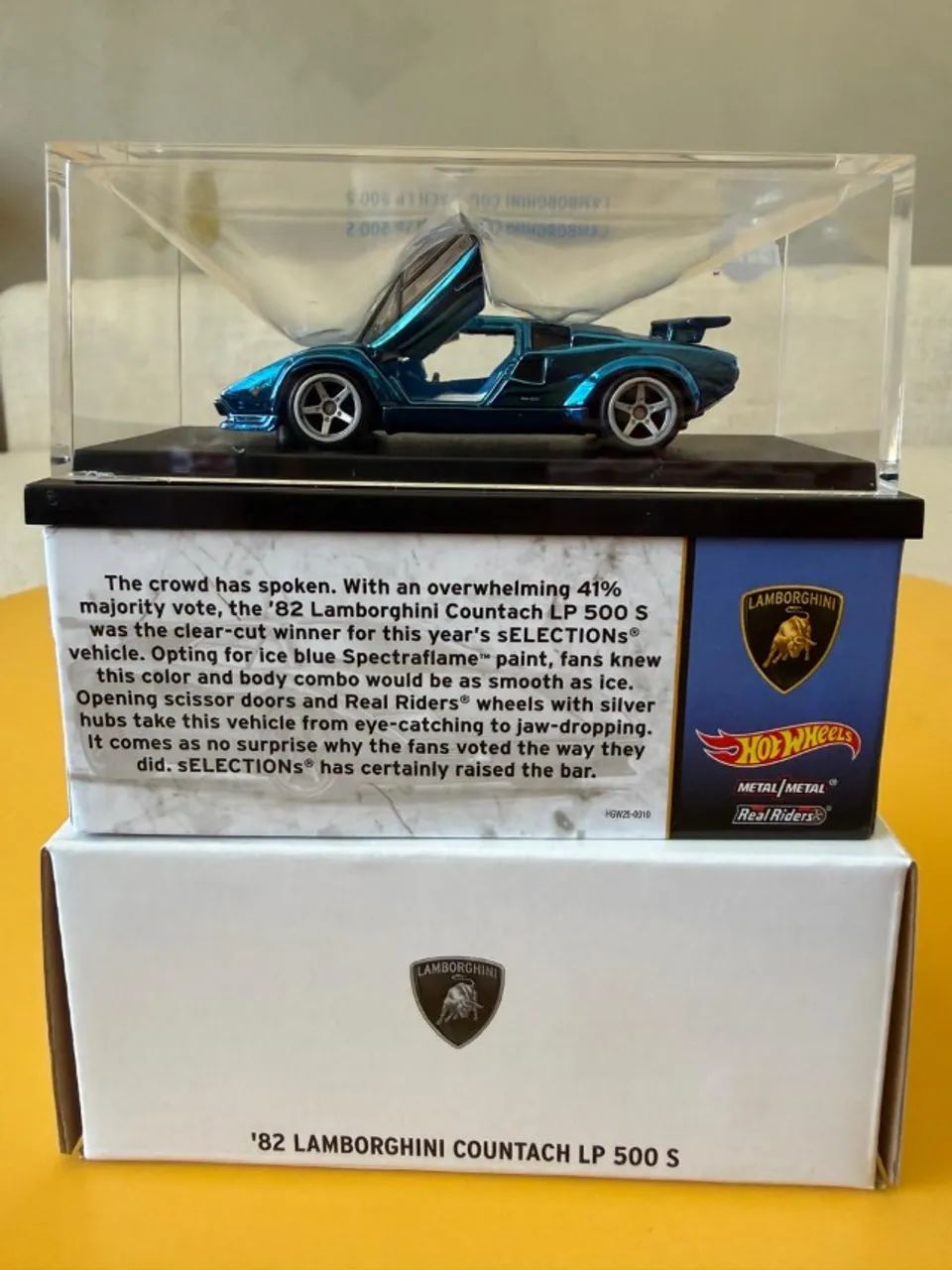 Hot Wheels RLC Lamborghini Countach LP500 S - AZUL - sELECTIONs 2022 - Foto 5