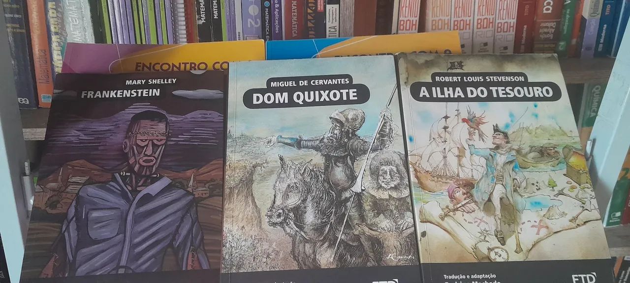 LIVROS FTD.R$40CADA.